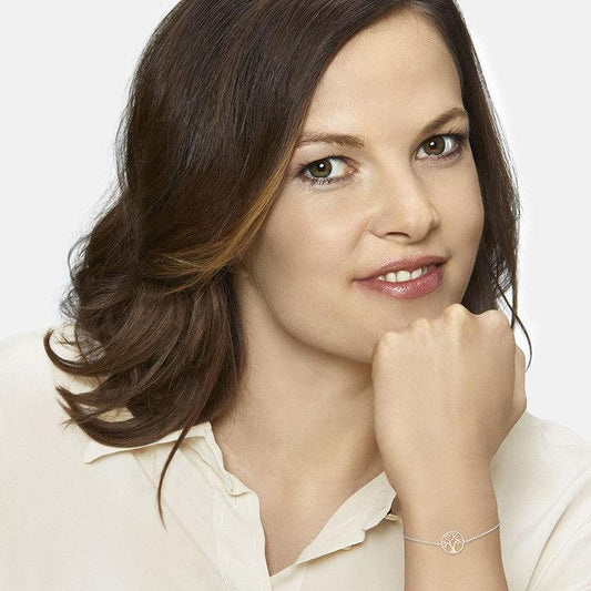 Engelsrufer Angel Whisperer Silver & Rose Tree of Life Bracelet