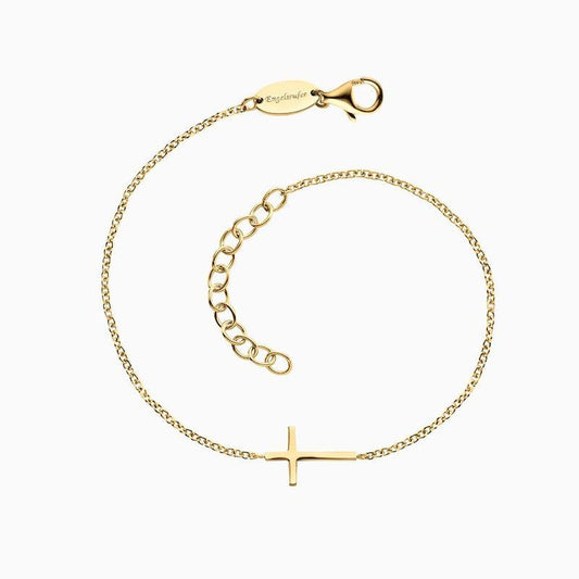 Engelsrufer Cross Silver Gold Plated Bracelet