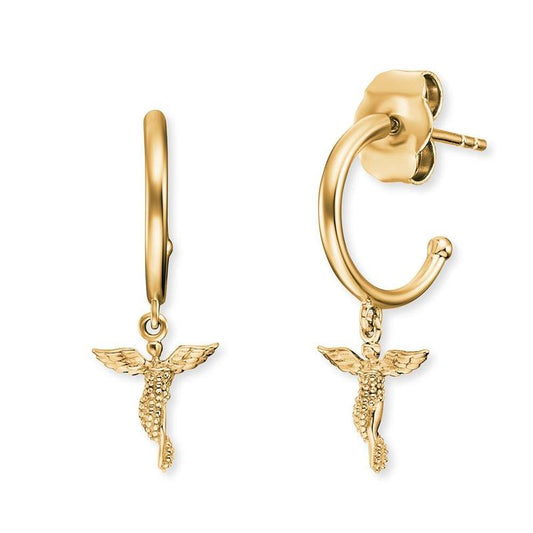 Engelsrufer Earrings Angel Yellow Gold