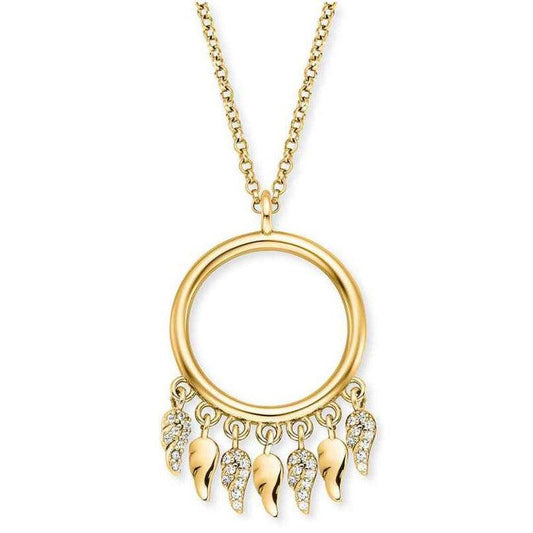 Engelsrufer Flying Wings Gold Tone Necklace