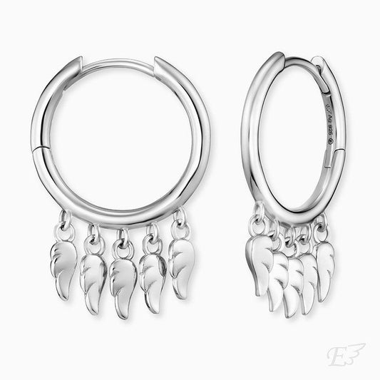 Engelsrufer Flying Wings Hoop Earrings
