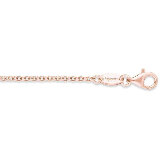 Engelsrufer Rose Gold Round Link Necklace