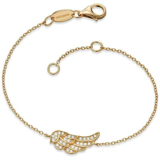 Engelsrufer Yellow Gold Wing Bracelet