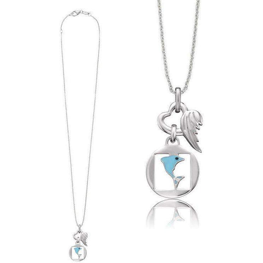 Herzengel Necklace Dolphin Symbol (Freedom)