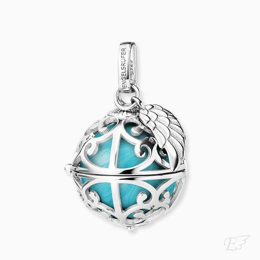 Engelsrufer Whisperer Silver Turquoise Pendant with MOP Effect Sound Ball