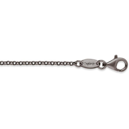 Engelsrufer Rhodium Plated Round Link Chain