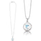 Herzengel Necklace with Glass Lens Dolphin Symbol (Freedom)