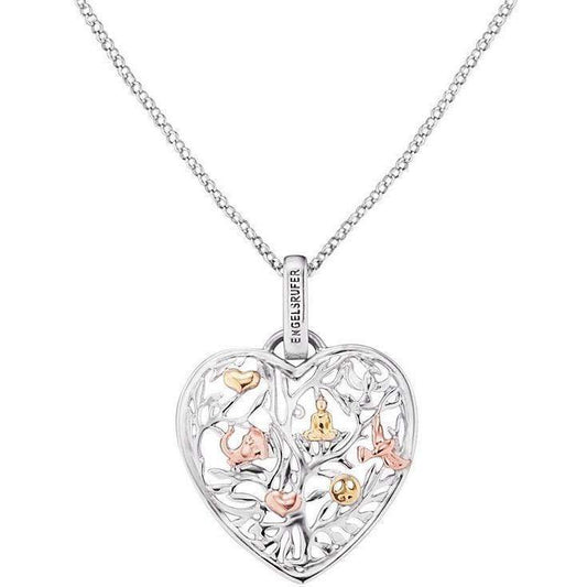 Engelsrufer 3 Tone Heart-shaped Tree of life necklace
