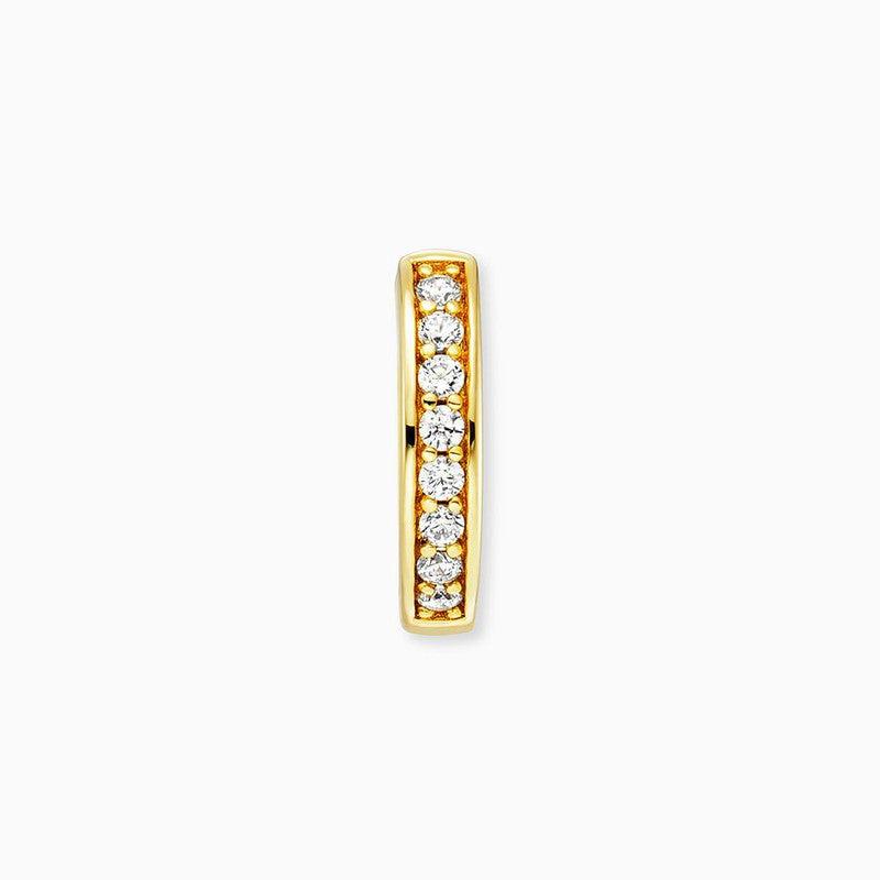 Engelsrufer Emma Gold Hoops with Zirconia