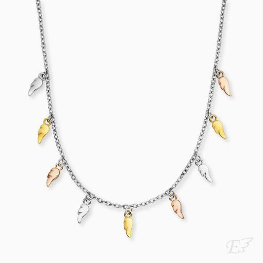 Engelsrufer Flying Wings Tri-color Necklace
