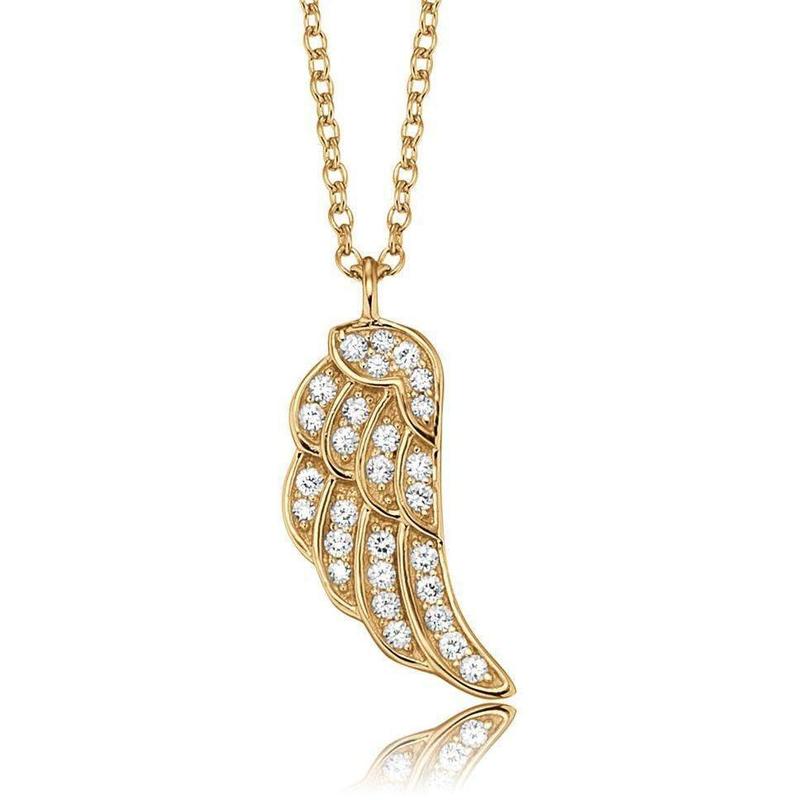 Engelsrufer Gold Angel Wing Necklace
