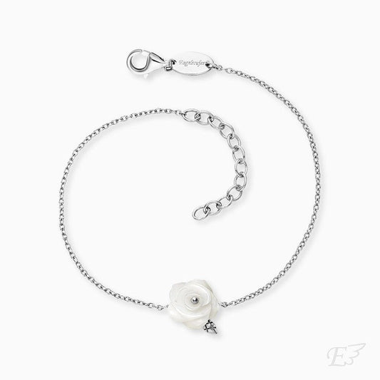 Engelsrufer Rose Silver Bracelet with Mother-of-Pearl