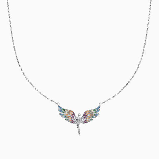 Engelsrufer Silver Multicolour Angel Necklace